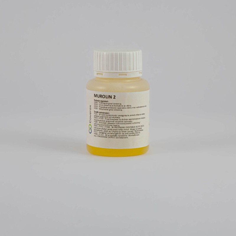 Murolin 2 - środek do usuwania zabrudzeń atmosferycznych z piaskowca i skał wapiennych - opakowanie 100 ml